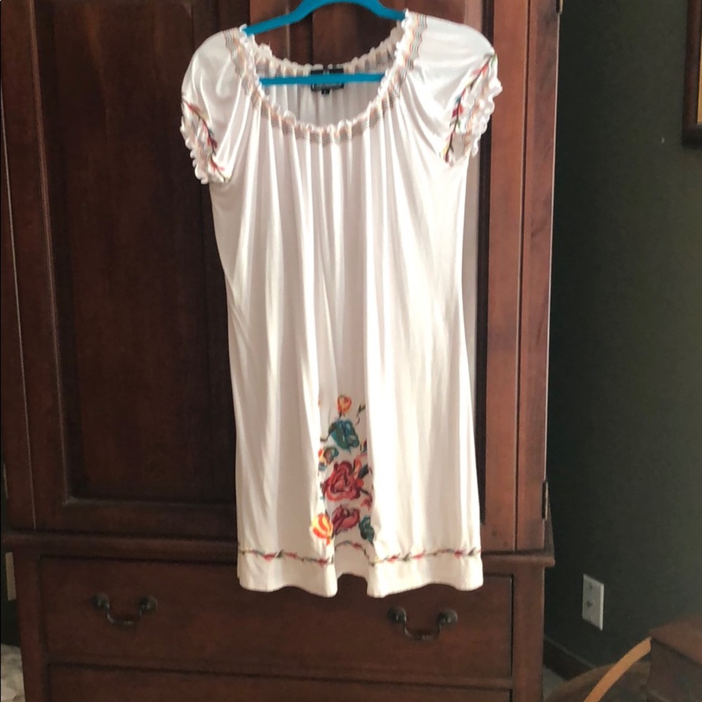 Embroidered sun dress